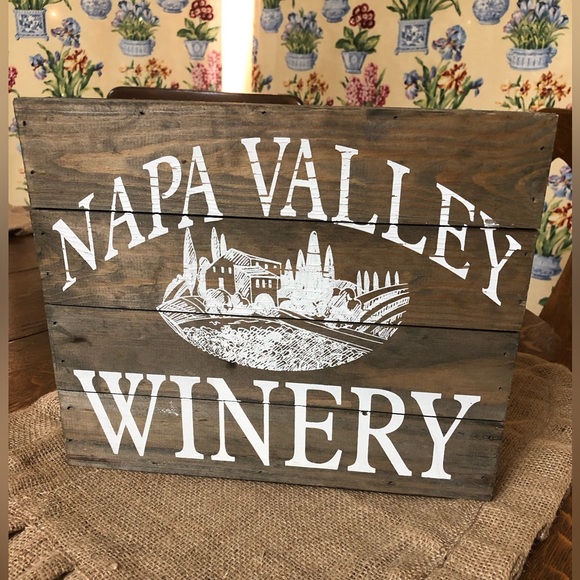 NAPA VALLEY WINERY Quill 🪶 to Paper 📄 by Sixtrees Wooden Sign - Picture 6 of 7